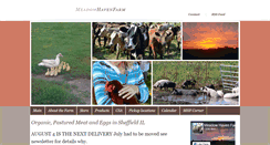 Desktop Screenshot of meadowhavenfarm.com